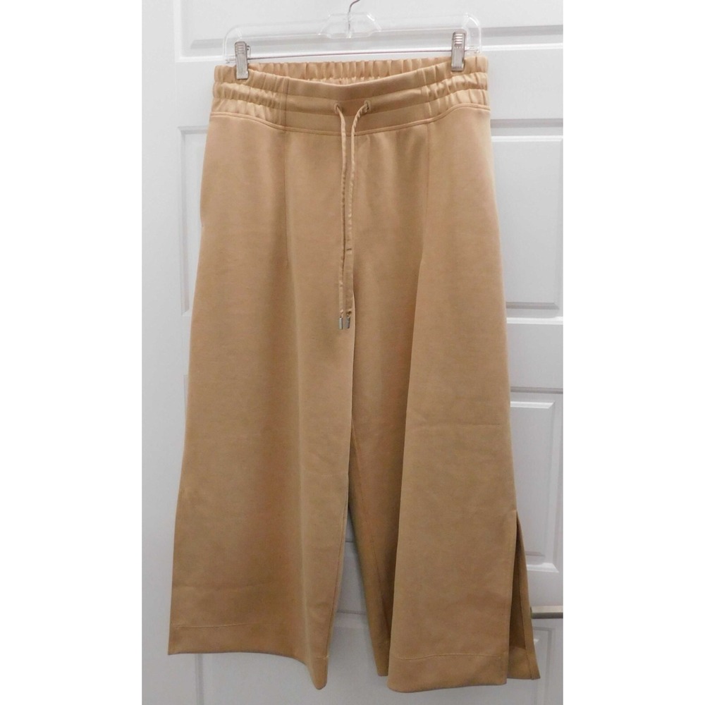 Lululemon | Size 8‎ | Soft Ambitions High Rise Crop Wide Leg Beige Pants